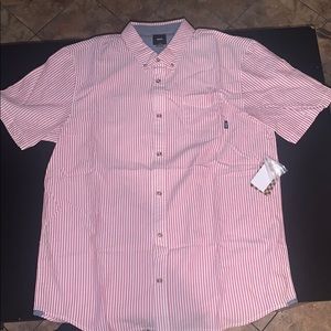 NEW Vans Men’s Stripped Button Down Shirt